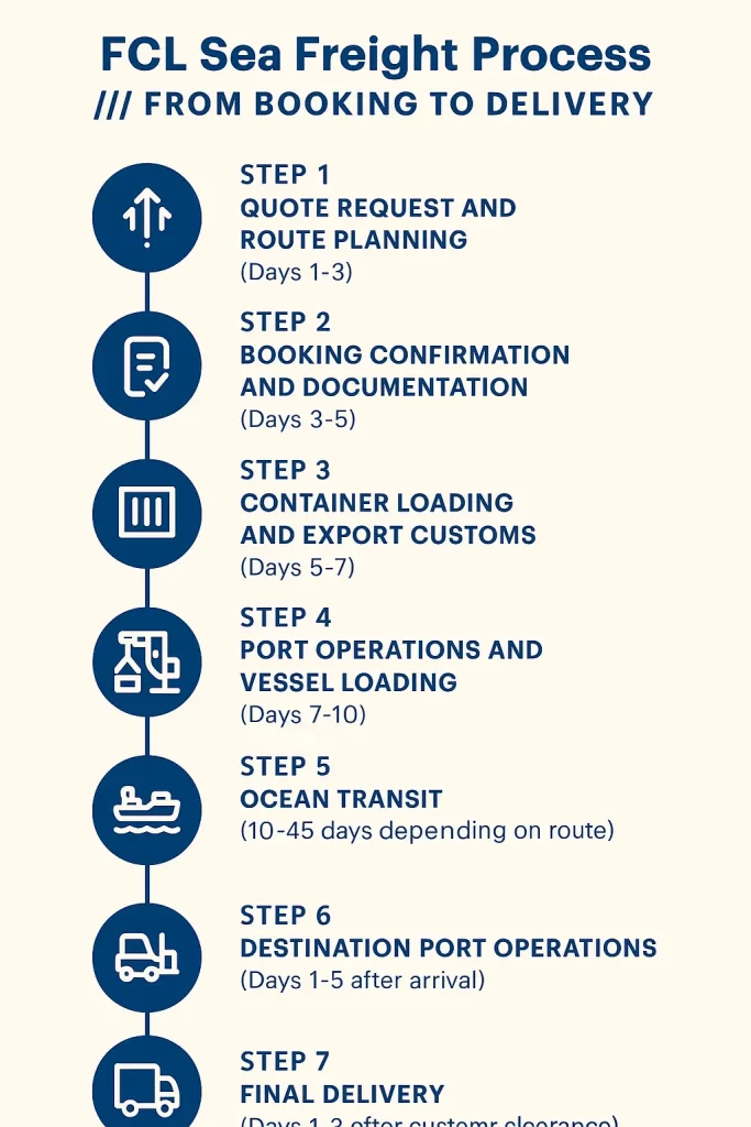 FCL sea shipment Egypt