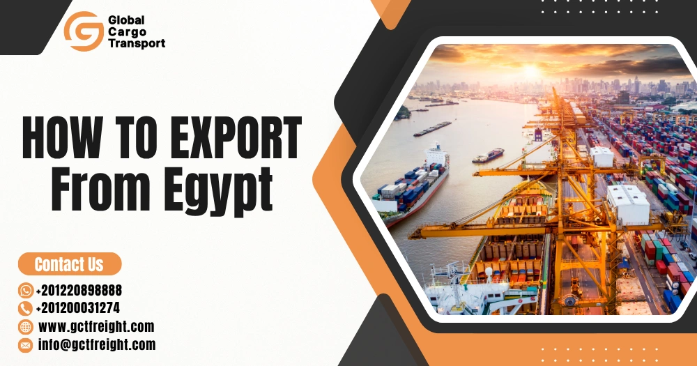 how to export from egypt